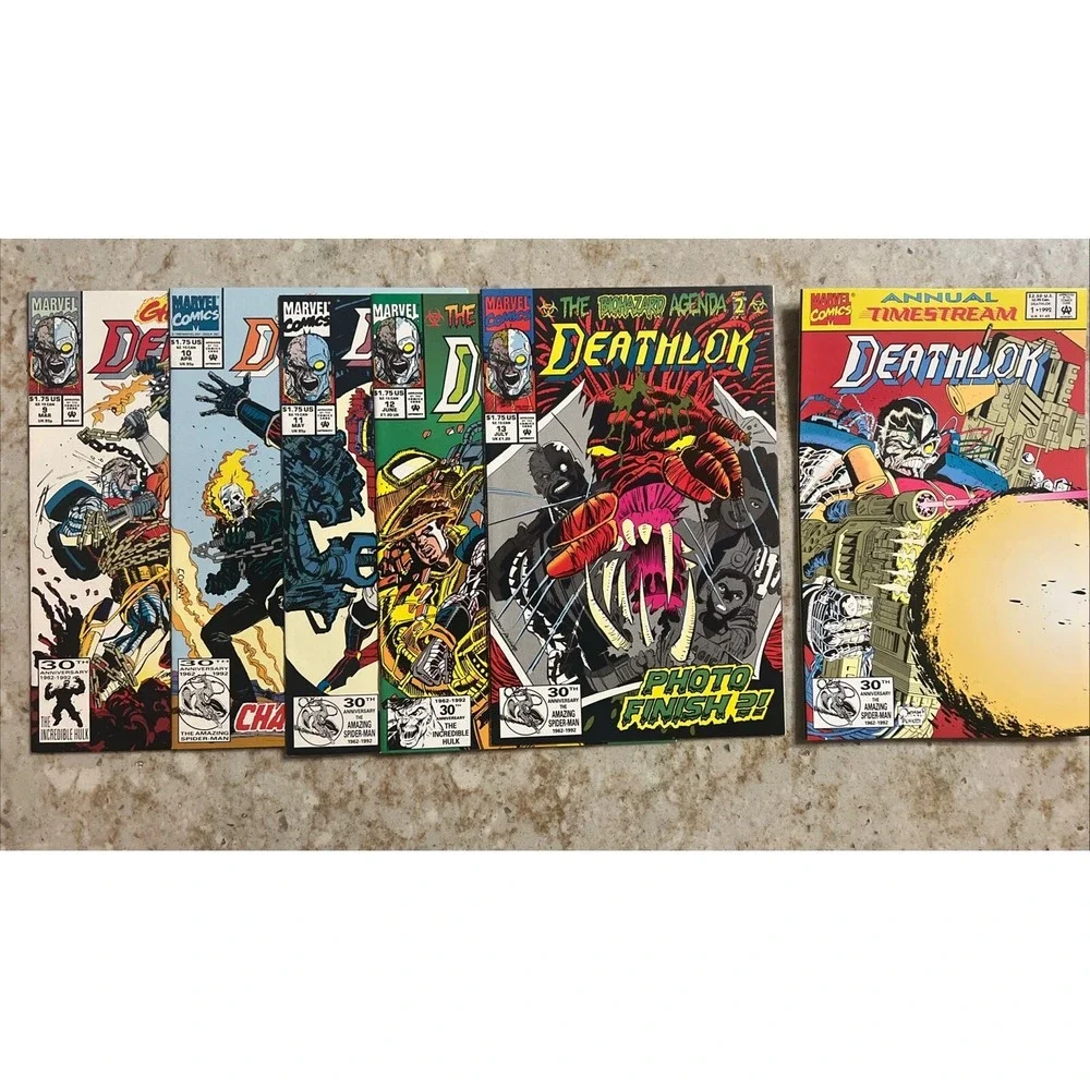 Marvel Copper-Modern DEATHLOK 12pc Mid-High Grade Comic Lot‎ VF-NM #1 9-13